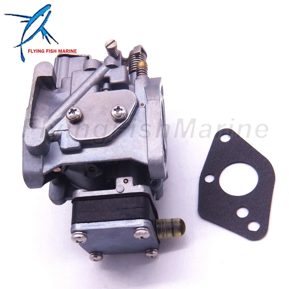 Outboard Motor Carburetor Assy and Gasket for Hangkai 2-stroke 9.8hp 12hp Boat Engine