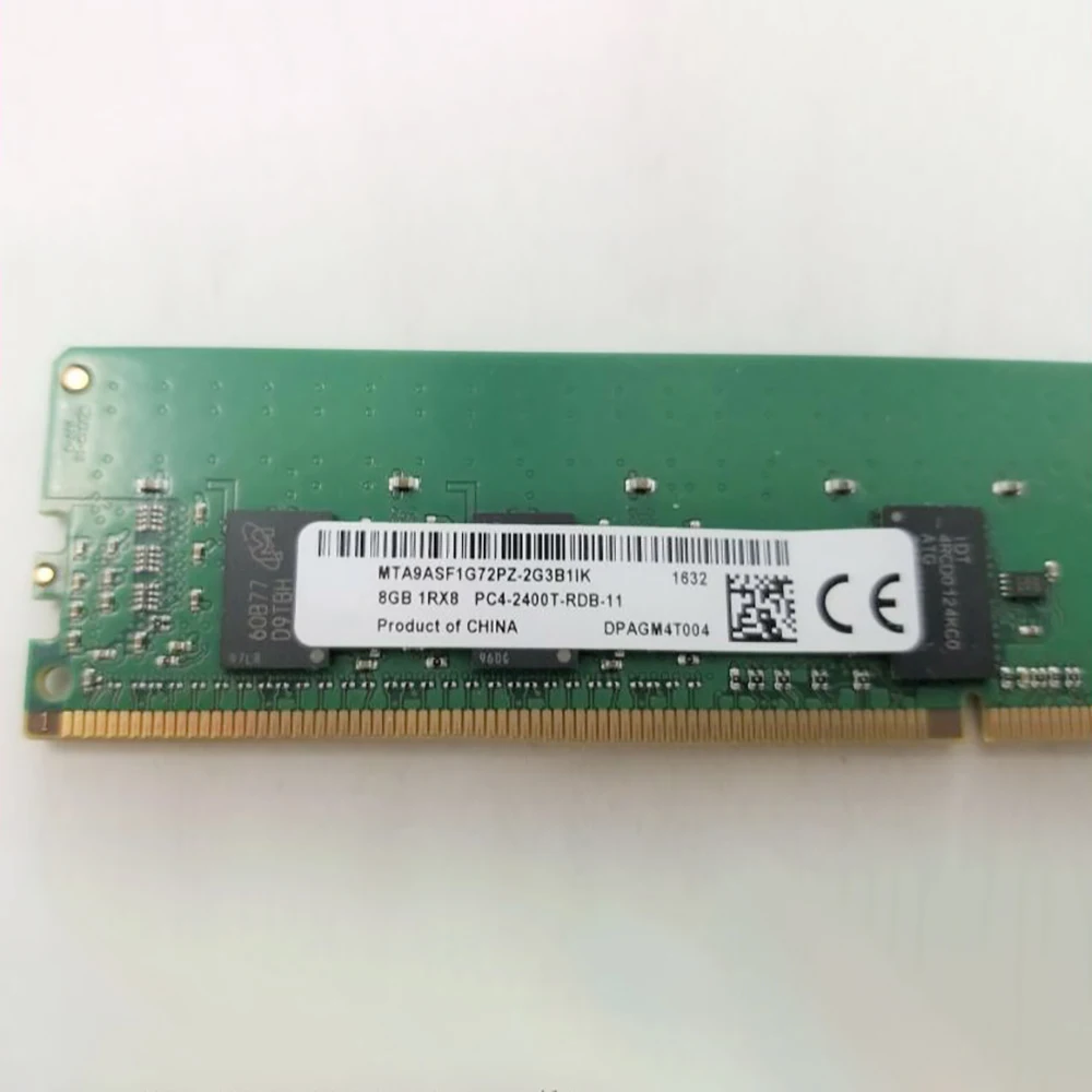 1PCS For MT RAM 8G 8GB 1RX8 PC4-2400T 2400 DDR4 Server Memory MTA9ASF1G72PZ-2G3B1IK 6 1PCS For MT RAM 8G 8GB 1RX8 PC4-2400T 2400 DDR4 Server Memory MTA9ASF1G72PZ-2G3B1IK - Image 4