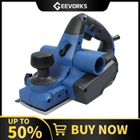 Geevorks 17000RPM Rechargeable Electric Planer 710W 3-1/4 Inch Handheld Wood Cutting Machine Tool Carpenter with Wrench 1