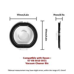 Enhanced Vacuum Dustbin Sealing Ring and Dust Cup Base Lid (1PC V7 V8)