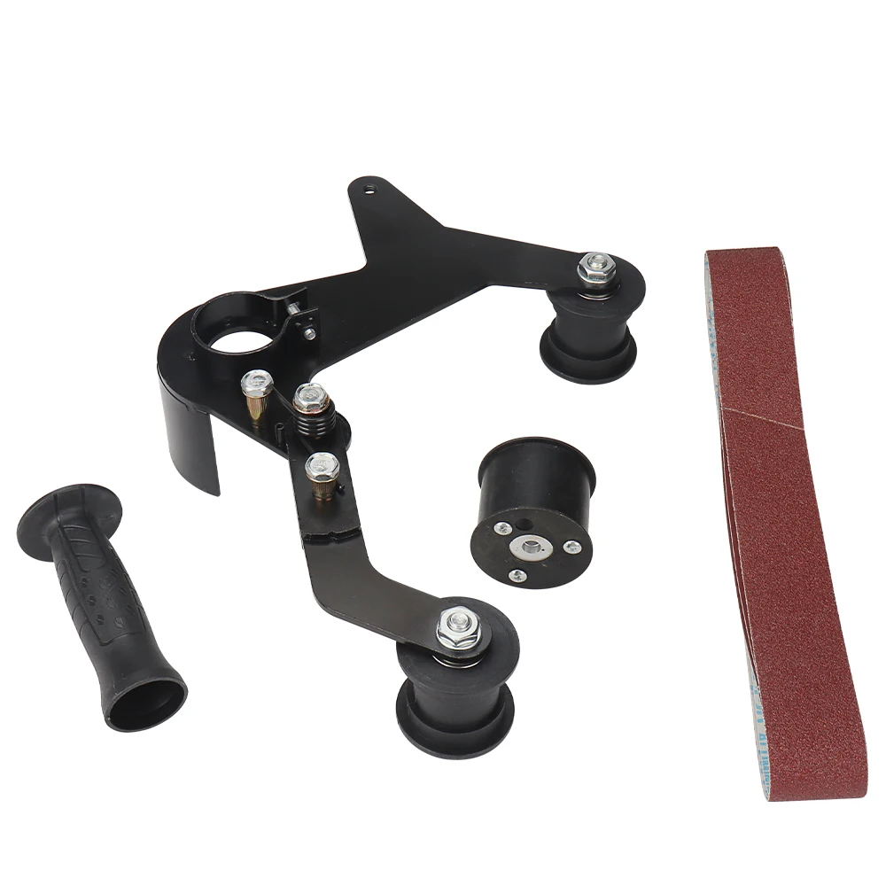 M10 M14 Rohr Bandschleifer Schleifen Schleifer Rundrohr Polieren Drahtziehmaschine Aufsatz Metall Holz Schleifband Schleifen – Detail 17