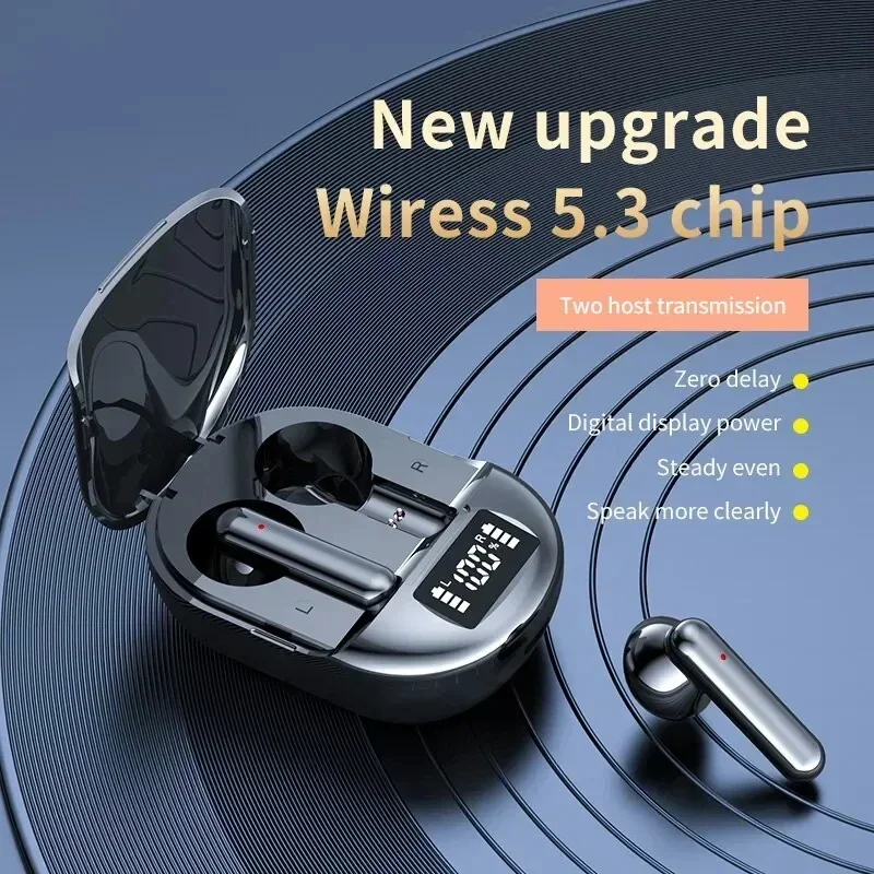 Description Picture 3 of itemIn-ear Bluetooth K40 Wireless TWS Headphones with Digital Display Low Latency Stereo Bluetooth Earphones for Entertainment Games