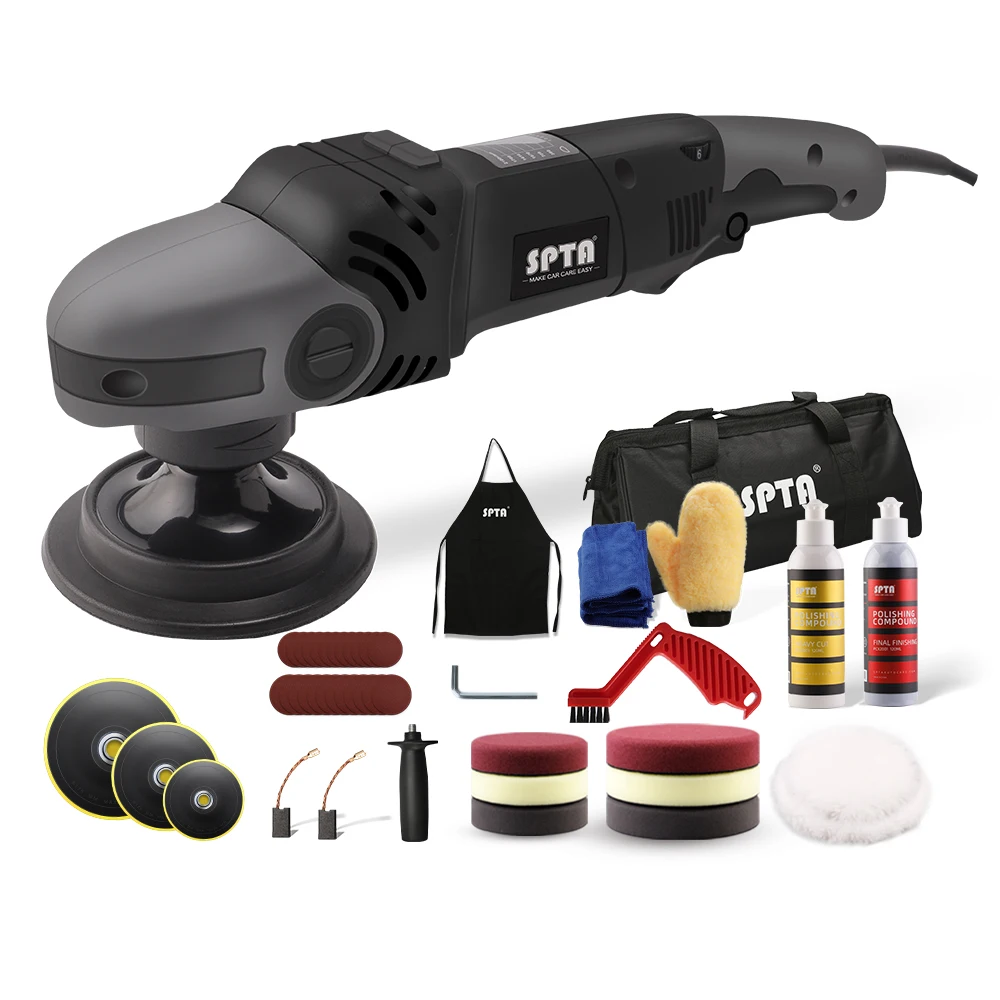 SPTA 5 Inch Rotary Buffer Polisher Electric Buffing Polishing Machine