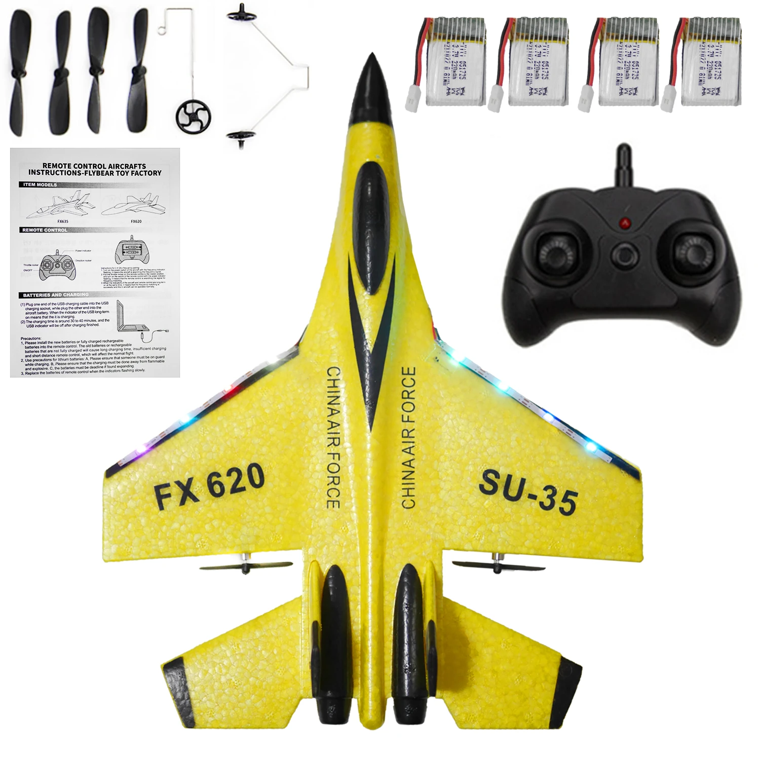 Rc Plane Su35 Rc Remote Control Airplane 2.4g Rc Airplane Fighter
