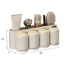 1/2PCS Wall Mounted Toothbrush Holder No Punching Toothpaste Storage Rack Transparent Mouthwash Cup Toothbrush Bathroom Set 6