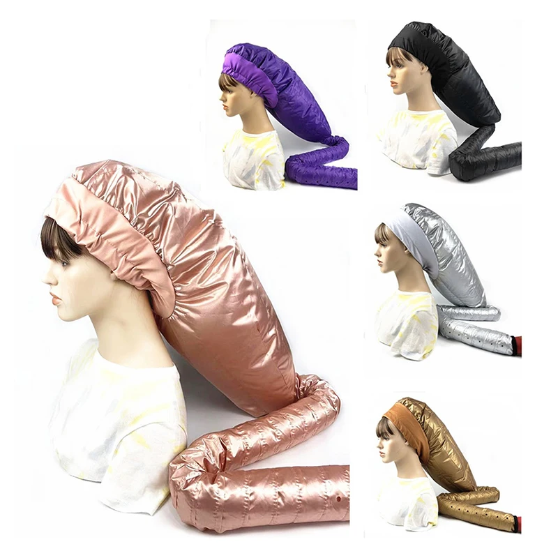 Portable Hair Bonnet Dryer Cap Lazy Man Hair Dryer Cap Quick Dry Heating Set Oil Baking Household Fast Dry dry hair cap warm air bonnet cap electric hair hat hair bonnet dryer