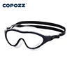 Big Frame Professional Swimming Waterproof Food Grade Silicone Glasses Swim Eyewear Anti-Fog UV Adult Men Women Diving Goggles 1