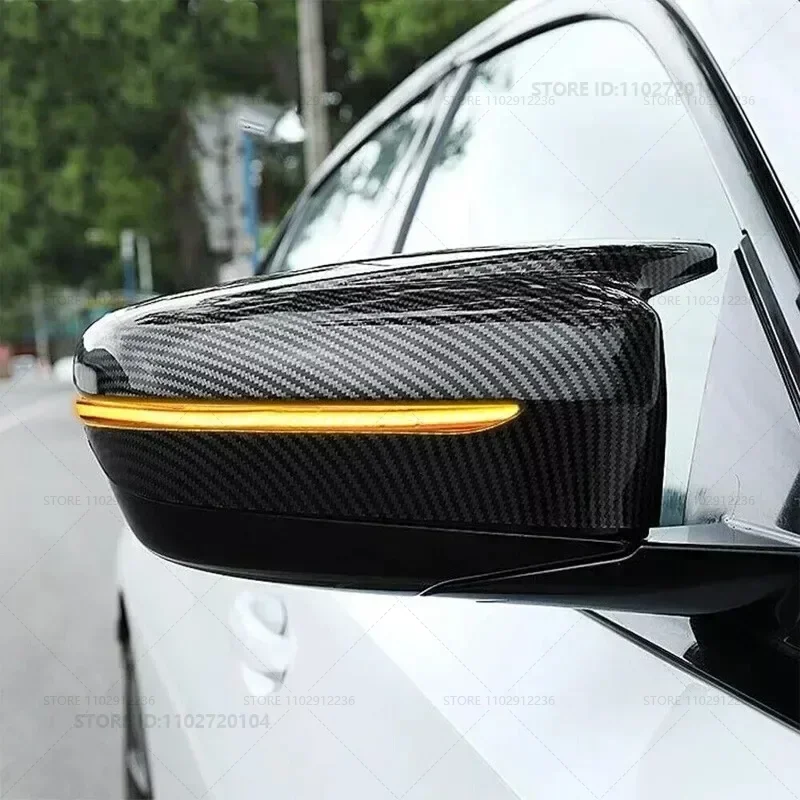 For-BMW 5/6/7/8/M Series (G11 G12 G14 G15 G30 G32) Side Wing Rearview Mirror Cover Caps 51167422719 51167422720