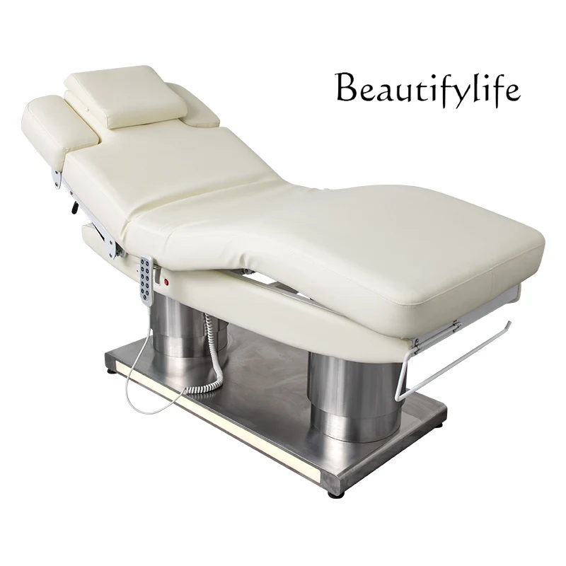 

High-End Beauty Salon Intelligent Heating Electric Beauty Bed Tattoo Tattoo Height Elevated Bed