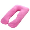U-shape Pregnant Pillowcase Cotton Printing Multifunction Side Protected Cushion No filler Pure Cotton Printing Cushion Cover 4