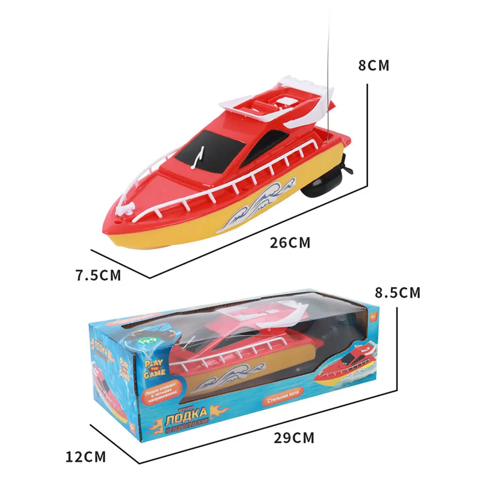 Mini Boot Fernbedienung Geschwindigkeit RC Boot Submarine Schiff Freien  Kind Wasser Spielen Spielzeug