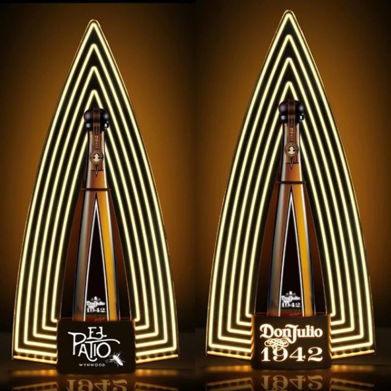 Led Spearhead - Don Julio 1942 Champagne Wine Bottle Glorifier Display Presentatore Vip Per Night Club Lounge Bar Decorazione Per Feste