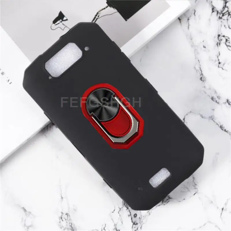For Blackview BV9500 Pro Back Ring Holder Bracket Phone Case Cover Phone TPU Soft Silicone Cases For Blackview BV 9500 Plus 2