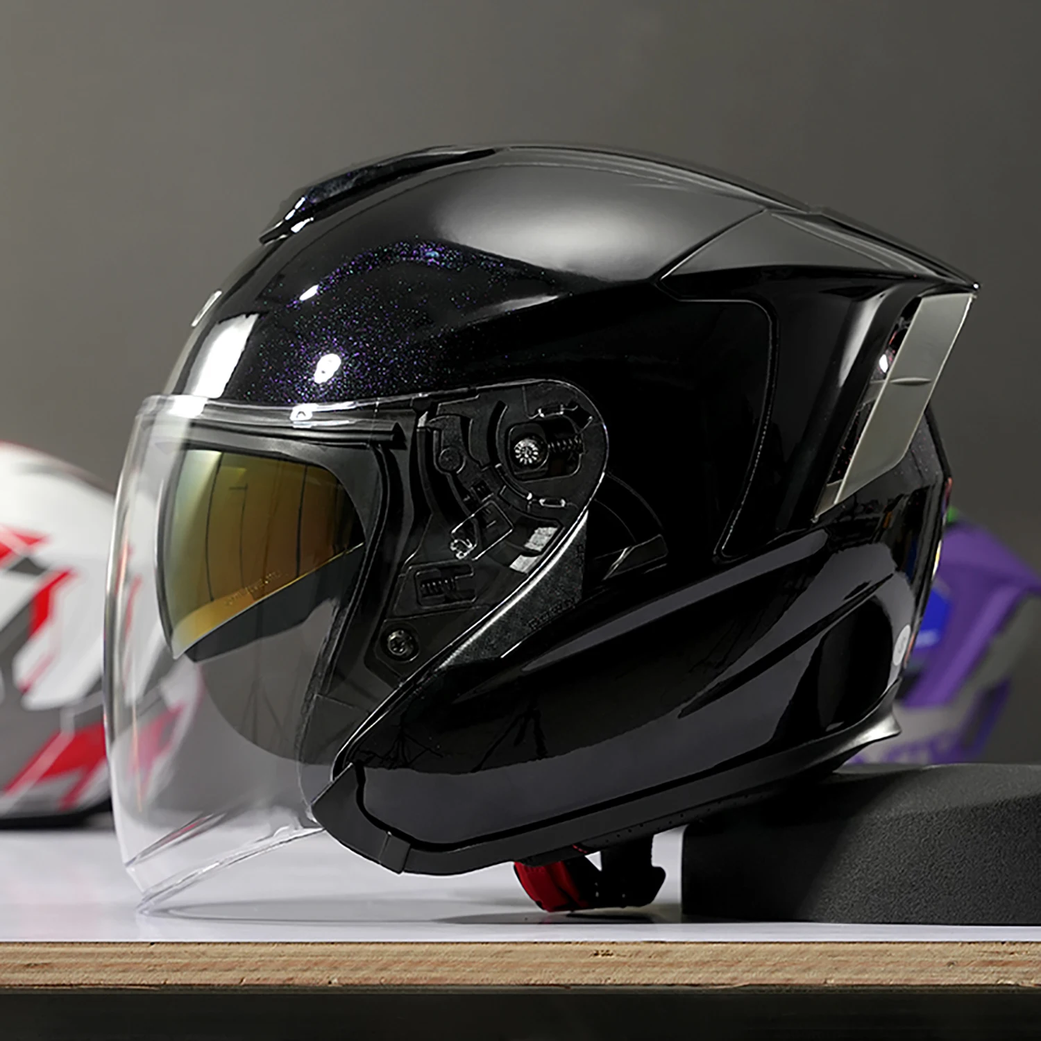 thumbnail image 1 of Casco abierto RSV 3/4 original, casco de motocicleta Capacete R05, casco de verano para moto, scooter, moto, cascos de media cara, cascos para moto, 1 of 5