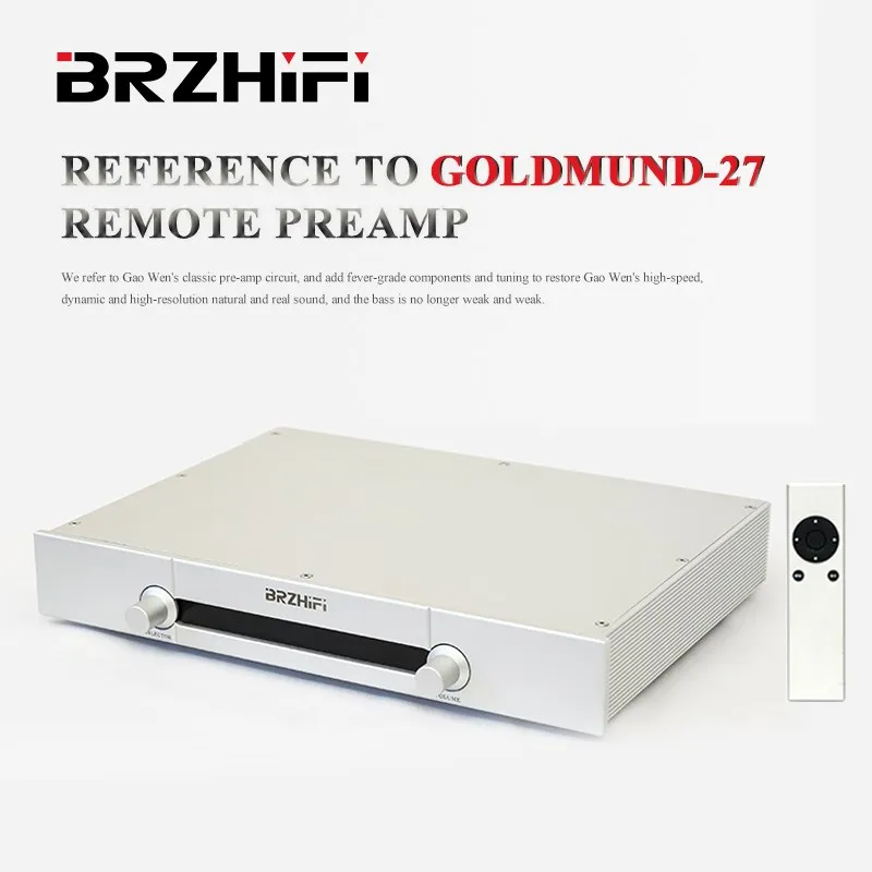 BREEZE Audio Refer to Swiss GOLDMUND 27 Remote Control Preamp High