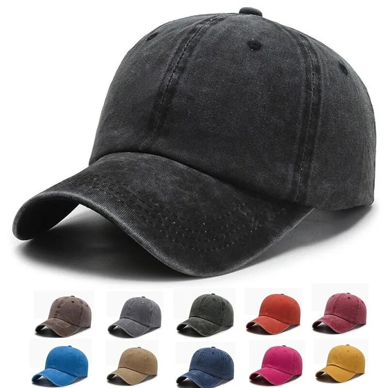  Fashion Solid Baseball Caps for Men Cap Streetwear Style Women Hat Snapback Casual Cap Casquette Dad Hat Hip Hop Cap 