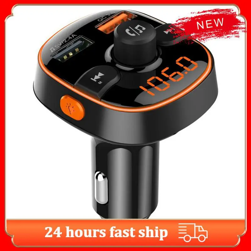 

Автомобильный комплект Qc3.0 Usb двойной Fm Bluetooth 5,0 2023 радио адаптер гарнитура беспроводной большой микрофон Автомобильная электроника Аксессуары для автомобиля