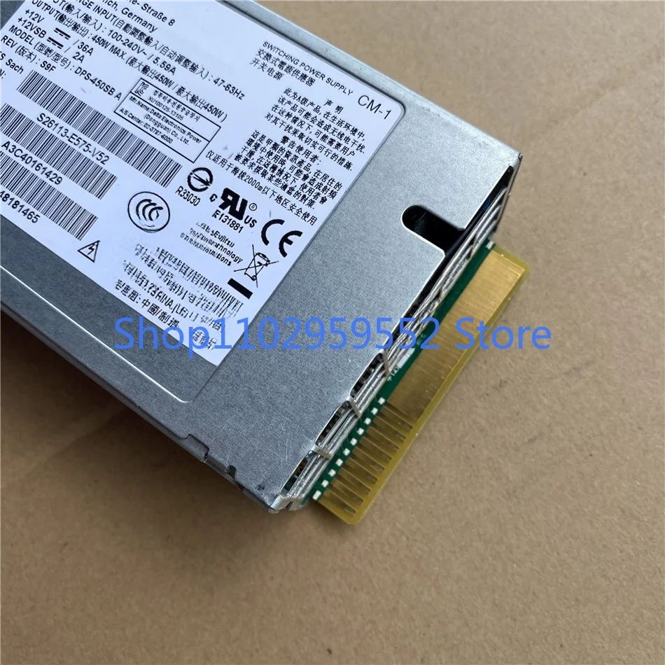 RX200s7 450W 서버 전원 공급 장치 DPS-450SB A S26113-E575-V52 V50용 1개