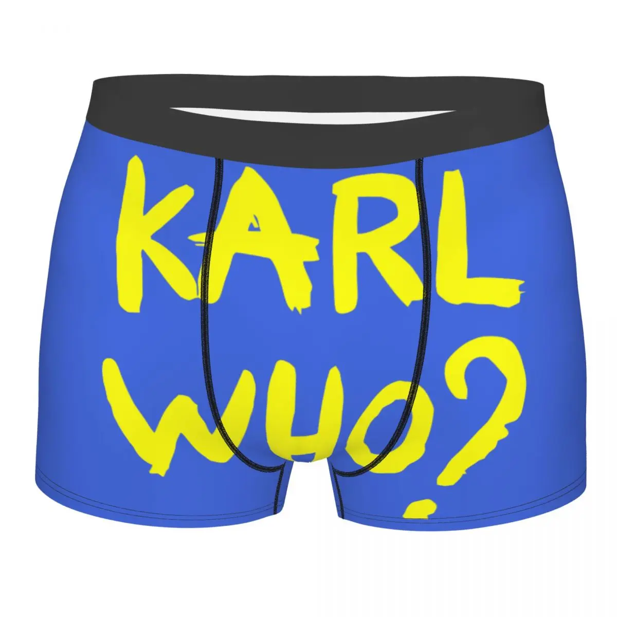 

Funny Yellow Karl Who Slogan Boxers Shorts Panties Men's Underpants Comfortable Briefs Underwear