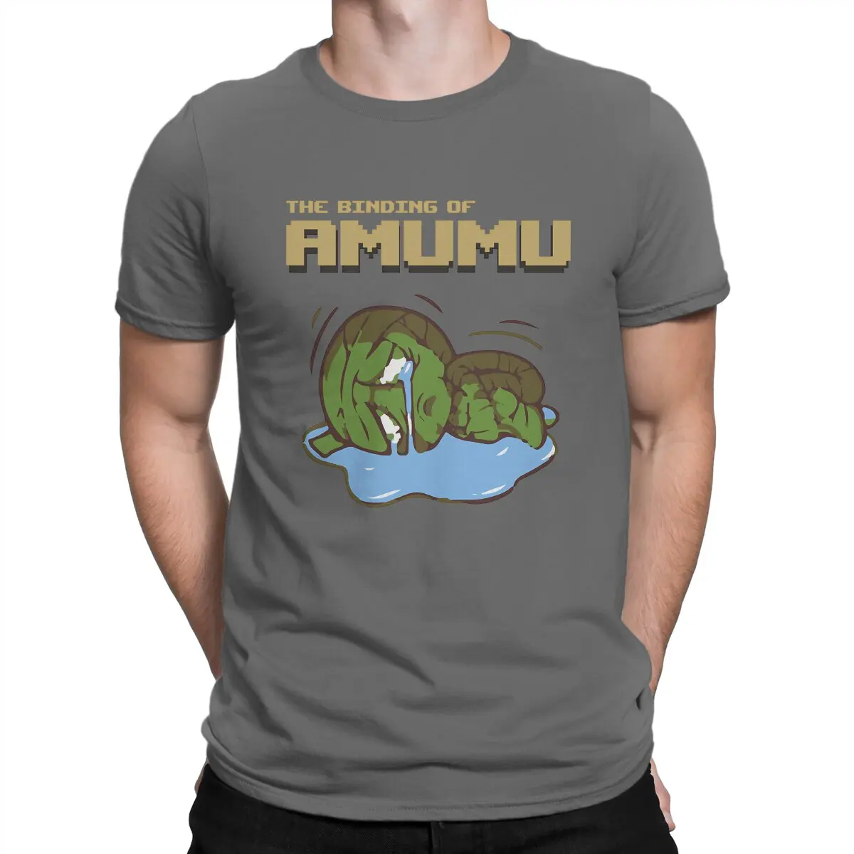 thumbnail image 1 of Camisetas Amumu para hombre, de Arcane League of Legends, LOL Game, novedad, algodón puro, cuello redondo, manga corta, 1 of 7