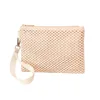 Weaving Bag Fashion Ladies Wristlet Clutch Women Daily Money Phone Clutch Solid Straw Woven Coin Purse Beach Wallet Card Holder 4