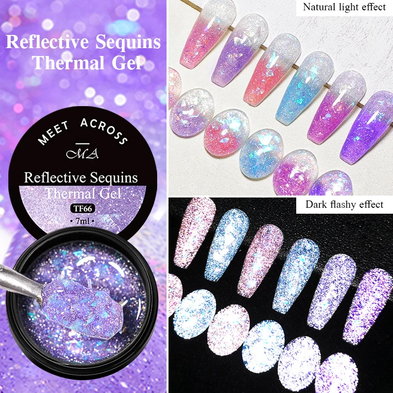 

7ml Thermal Gel Nail Polish Temperature Color-Changing Soak Off UV/LED Nail Gel Lacquers Varnish Gel Long Lasting Polish