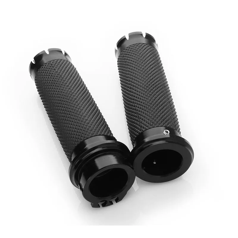 Universal 1 Pair 1" Motorcycle Handlebar Handle Bar Hand Grips For Harley Sportster XL XR Touring Street Glide FLHR Softail Dyna - 201355758 - View #4