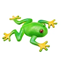Simulation Frog Model Ornaments Soft Rubber Fake Frog Creative Compulsion Vent Frog Toys Children's Gift Sensory Toys 2