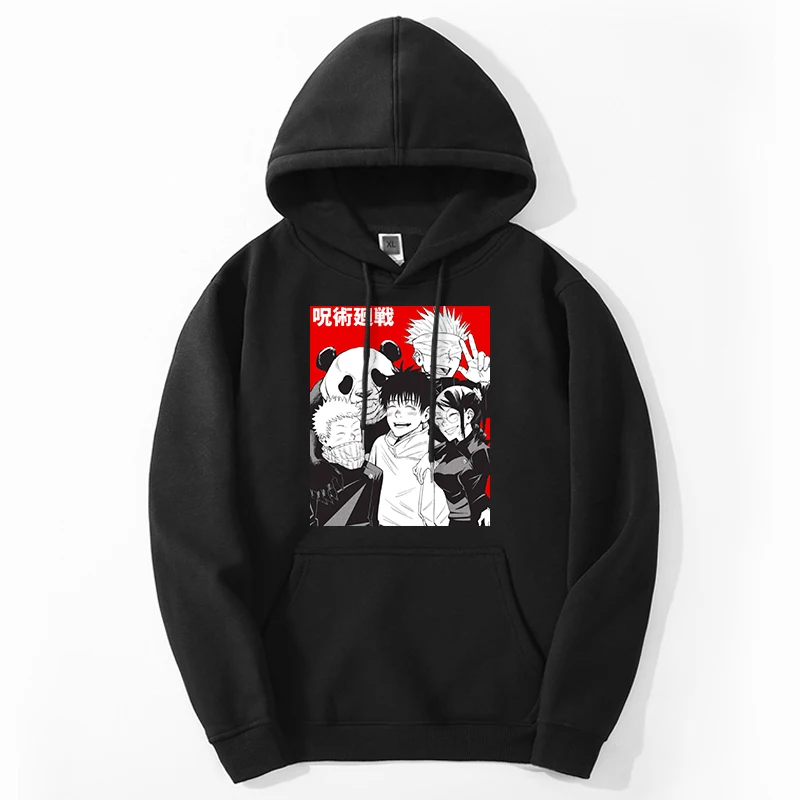 

Jujutsu Kaisen Mangas Sweatshirts Men Women Gojo Satoru Anime Graphic Harajuku Hoodies Long Sleeve Oversize Clothes Streetwear