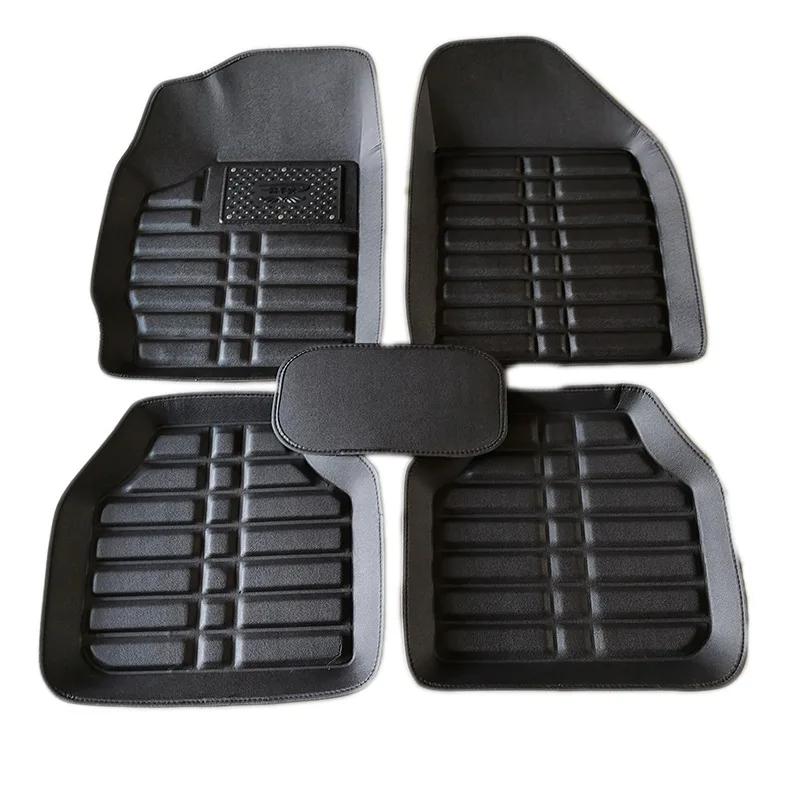 

NEW Luxury Leather For Ford F-150 F150 F 150 4 Doors 2021 - 2016 2015 Car Floor Mats Interior Accessories Waterproof Anti dirty