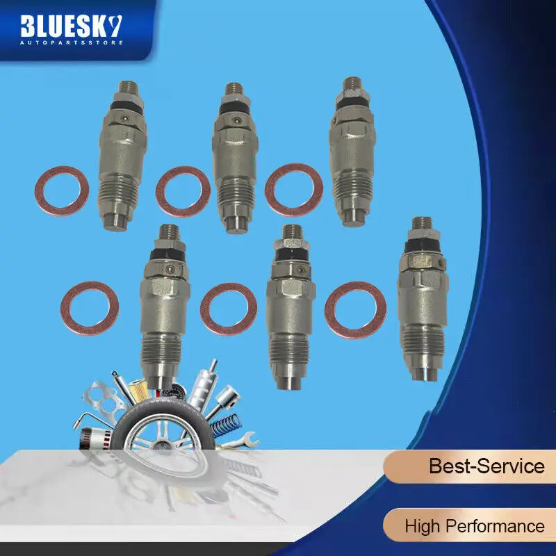 

6X Diesel Fuel Injectors For Nissan Patrol GQ Y60 RD28 Aftermarket Parts