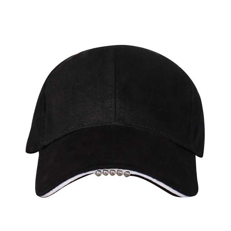 Trendy Induction LED Light Luminous Baseball Caps In Dark Reading Fishing Jogging Sport Hat Camping USB Charging for Men Women 5