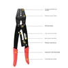 HX-10 Spine Wheel Type Labor-saving Terminal Crimping Tools for 1.25-10mm2 10-6AWG Terminal Electrician Specific Crimping Pliers 4