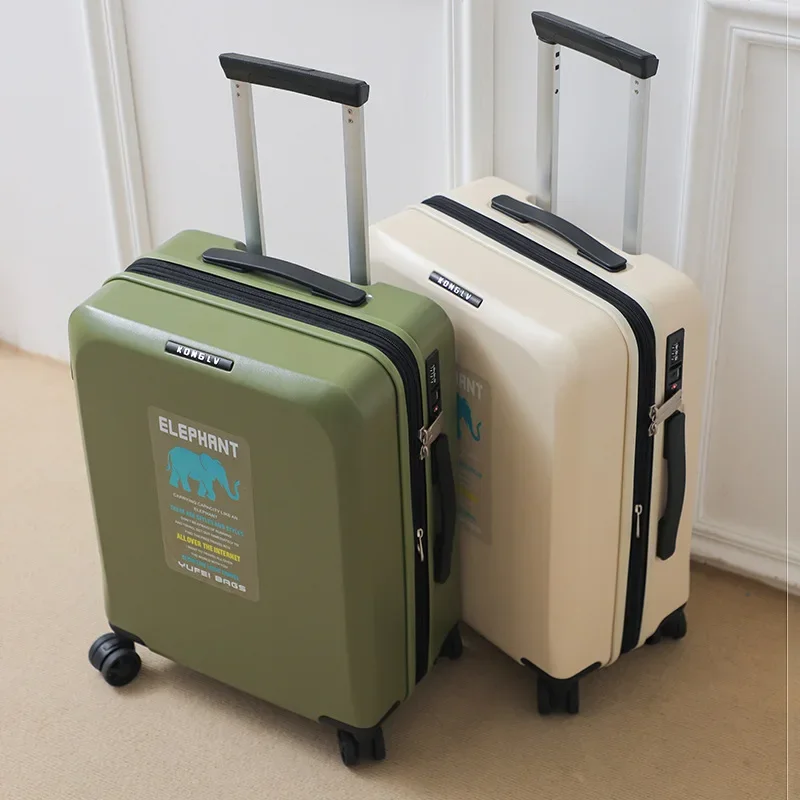 

Fashion 20 22 Rolling Luggage Travel Suitcase Large Capacity Expandable Trolley Case Unisex Student Trunk Boarding Box Password