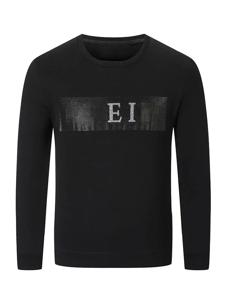 

2024 Men's Hoodies Sweatshirts Autumn Winter New Classical Letter Pattern Rhinestone Pullovers Luxury Brand Hoodies Sweatshirts