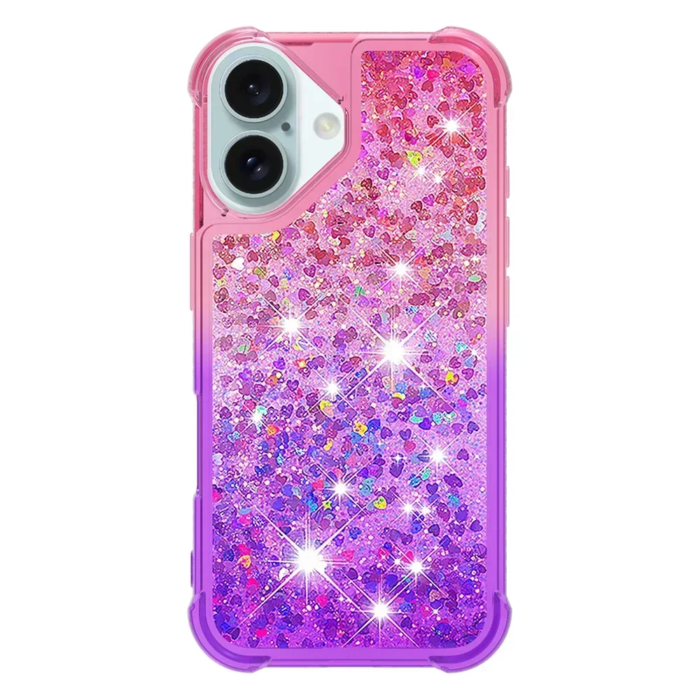 Bling Moving Liquid Glitter TPU Protective Waterfall Phone Case