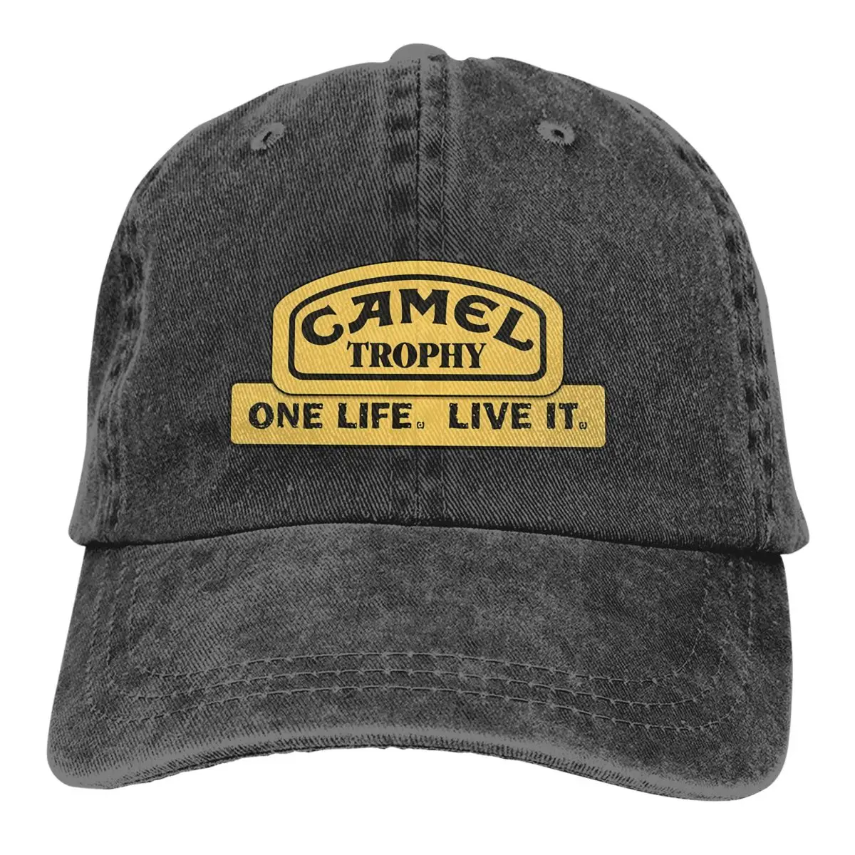 

Pure Color Dad Hats One Life Live It Women's Hat Sun Visor Baseball Caps Camel Trophy Peaked Cap