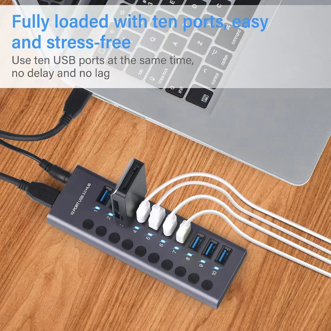 Splitter, Adaptador de Energia, Expansor Múltiplo, Acessórios