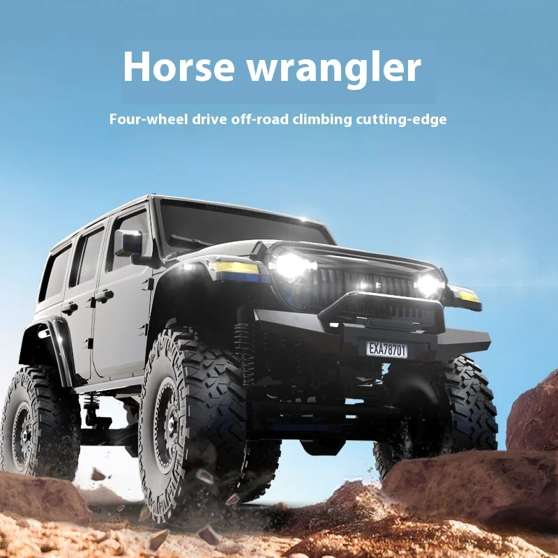 Cool Wrangler Climbing Car Rc 4wd Remote Control Car Adult Professional Full Scale 1:24 Off Road Vehicle Toy Model Ornament Gift 3