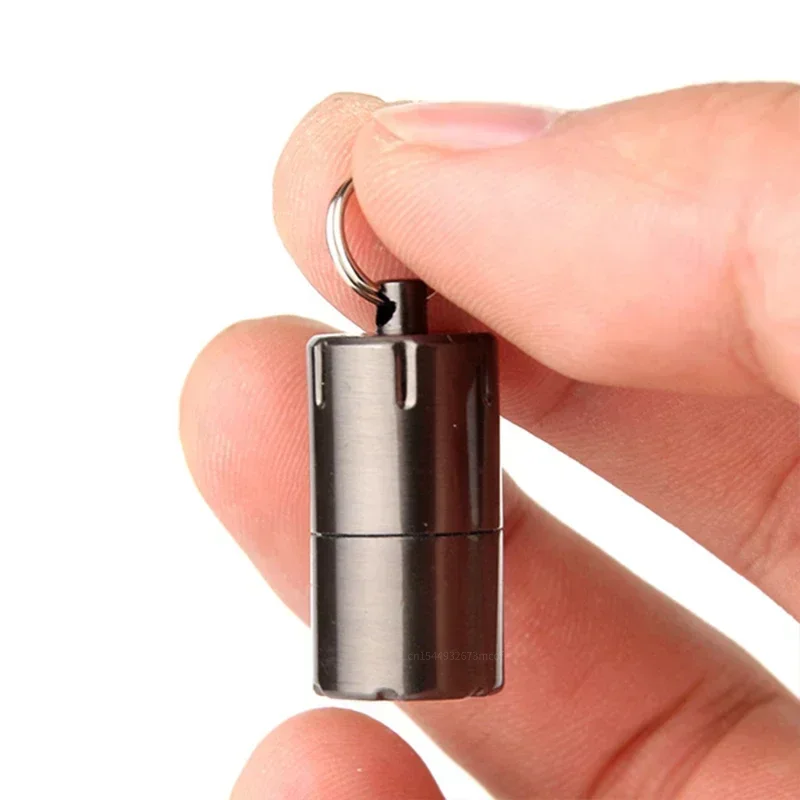 Mini Keychain Retro Kerosene Lighter Diesel Waterproof Portable Cigarette Lighter Gift Survival Tool Gadgets for Men kerosene lighter,smoking accessories