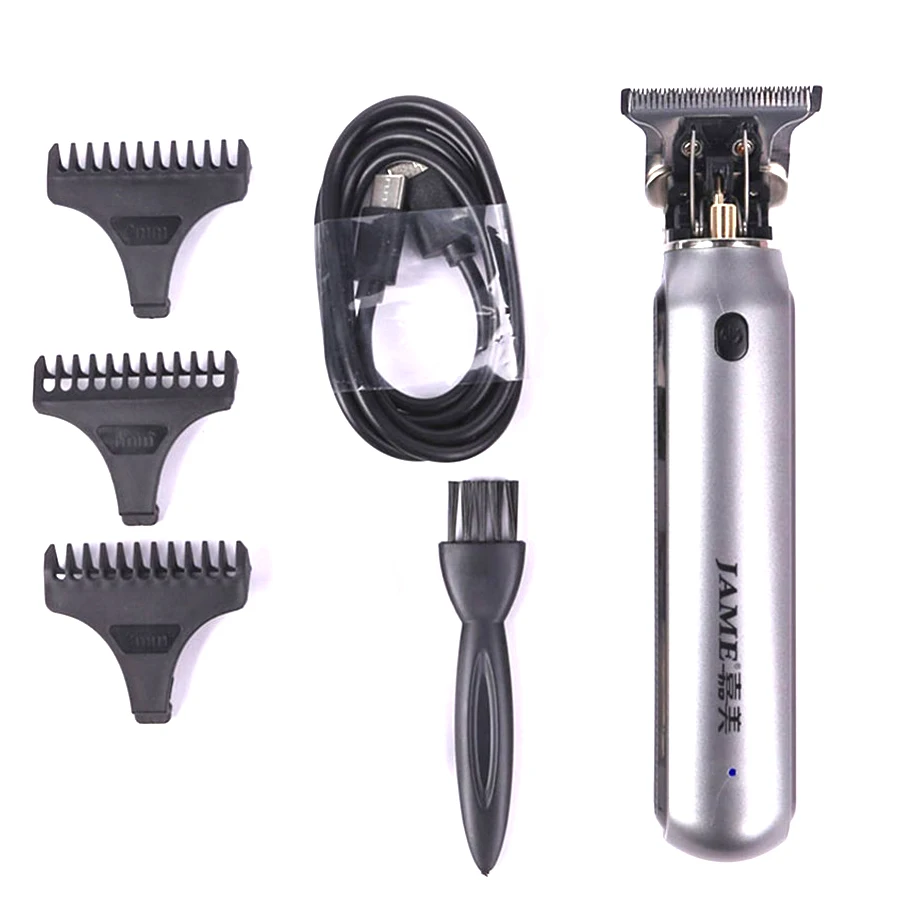 Hair Clipper Hair Trimmer New Professional Hair Clipper Men Electric Cordless Hair Trimmer 0.1mm Baldheaded T Blade Finish Haircut Machine