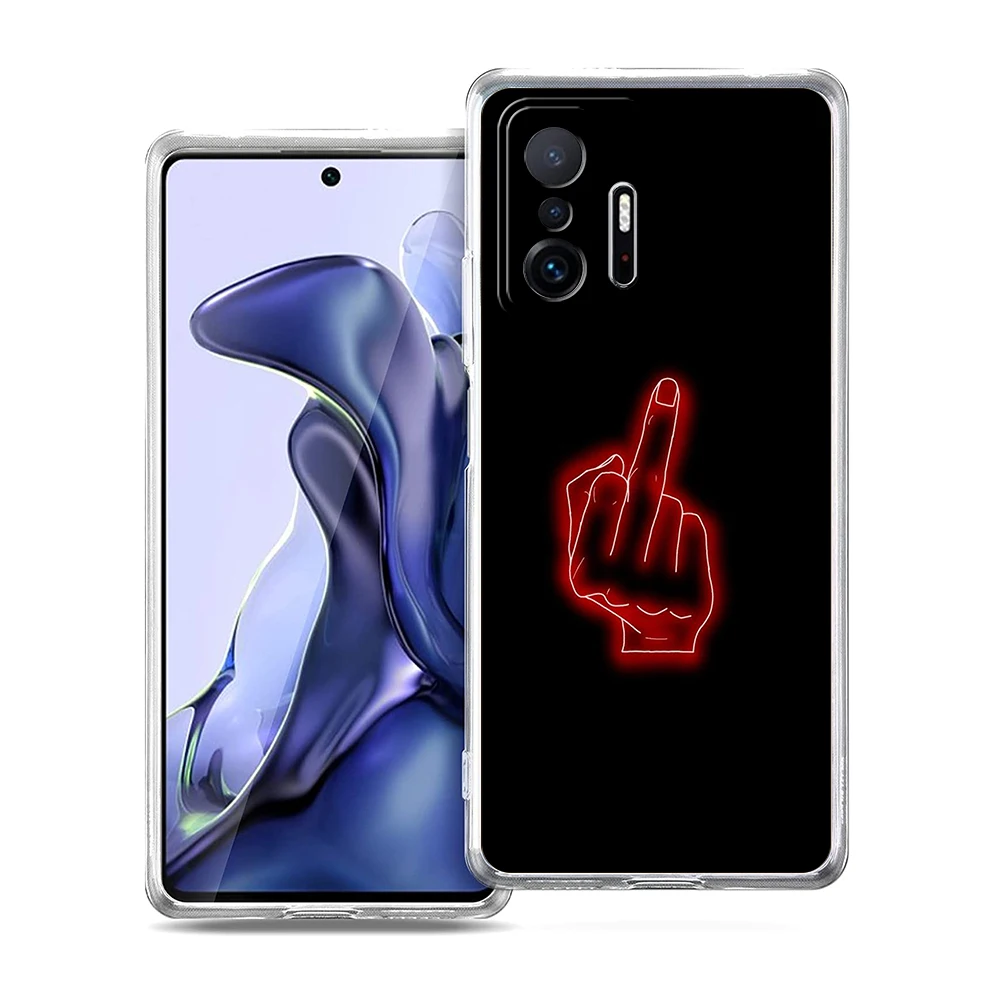 CartoonArt Transparent Soft Phone Case Cover