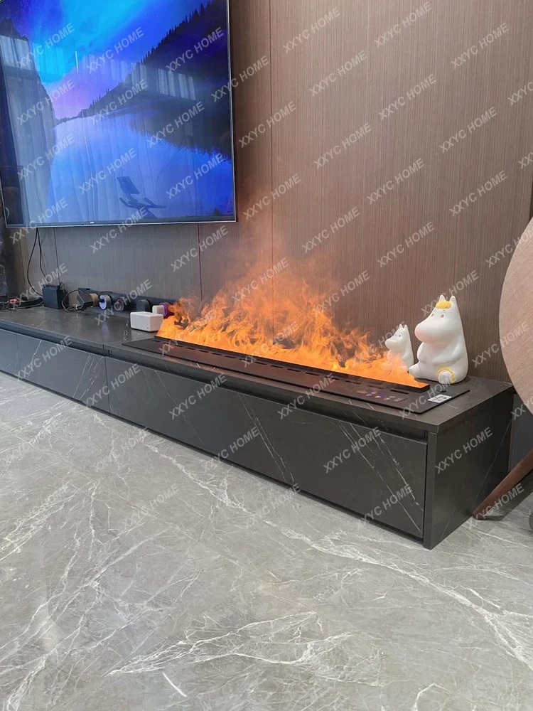 Fireplace Embedded Villa Home Living Room Humidification Decoration Simulation Fake Flame Electric Fireplace Outdoor