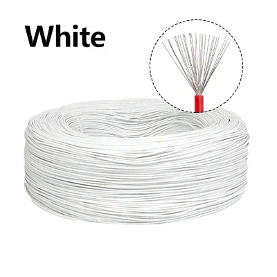 2/5m UL1007 Electronic Wires AWG 30 28 26 24 22 20 18 16 DIY LED Lamp Lighting Wire Line 300V PVC Insulated Tinned Copper Cable image 9
