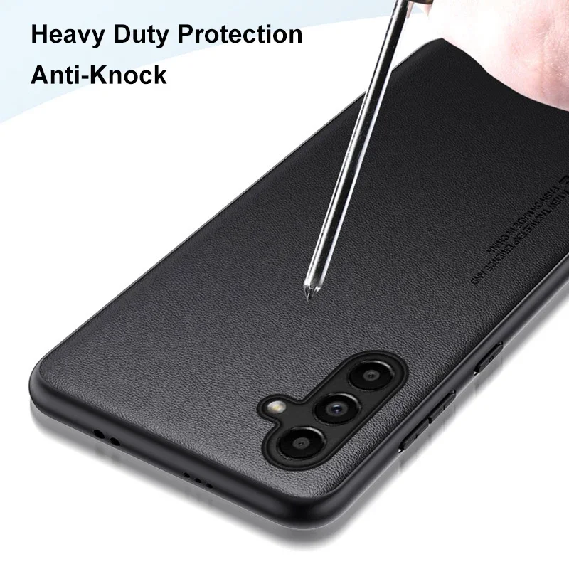 Elegant PU Leather Phone Case with Silicone Protection