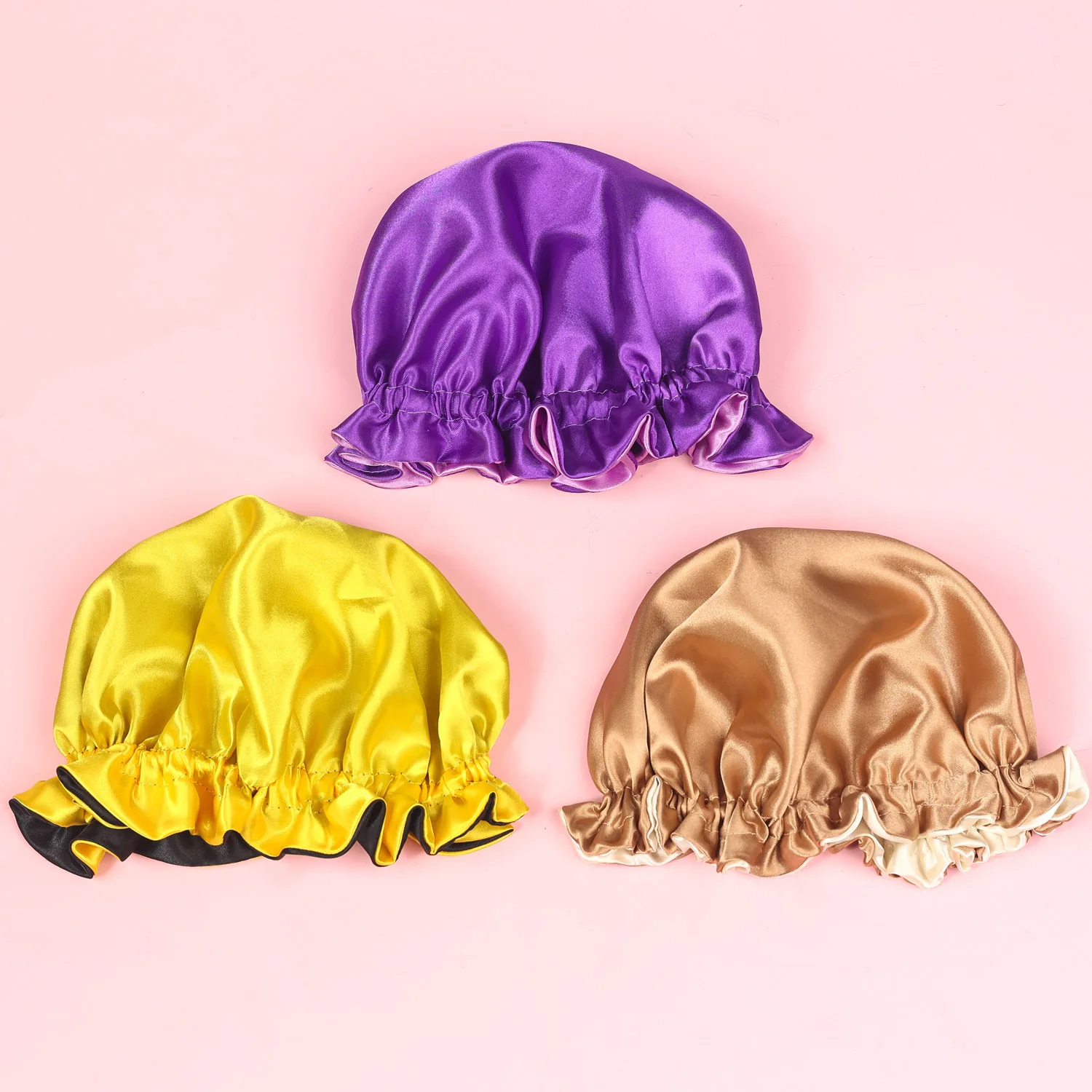 Child Girl Satin Silk Sleeping Cap for Children Baby Hair Bonnet for Sleeping Baby Silk Bonnet Double Layer Octopus Hair Cap S00c12fc350dc4d99ab984c936ff9f645o