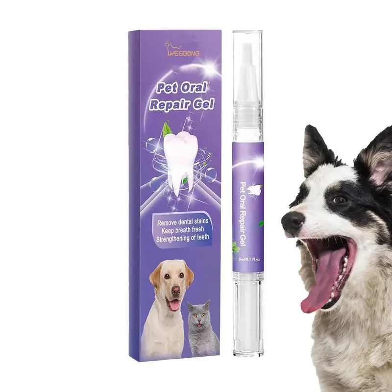 

Dog Teeth Cleaner Teeth Cleaner For Dogs 6ml/2PCS Clean Teeth Gel Pet Teeth Care Solution Pet Supplies For Cat Dog Teeth Care
