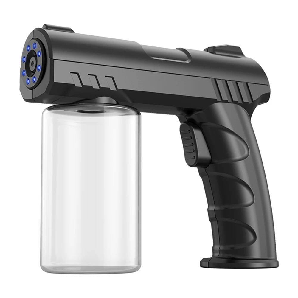 Nebulizzatore Elettrico Portatile Nano Mister – Pistola A Spruzzo Ricaricabile Con Luce LED, 400g, Per Barbiere, Piante, Pulizie