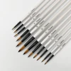 Acrylic Paint Brushes Set, 12pcs Professional Artist Paintbrushes for Acrylic Watercolor Oil Painting, Face Body Nail Art, Craft 1
