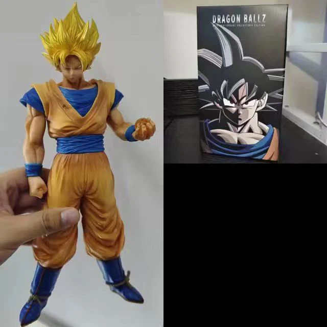 Dragon ball super prata cabelo ultra instinto son goku figura kakarotto  figuras pvc 31cm anime figuras estátua collectible brinquedo do miúdo